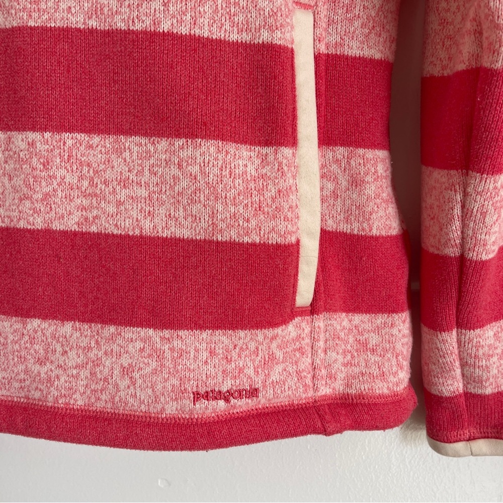 Patagonia Women's Better Sweater Stripe Marsupial Pullover. Size Medium M - Picture 3 of 6